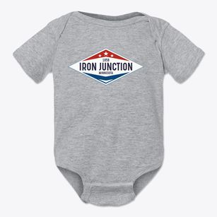 Iron Junction Minnesota Diamond Star Baby Onesie