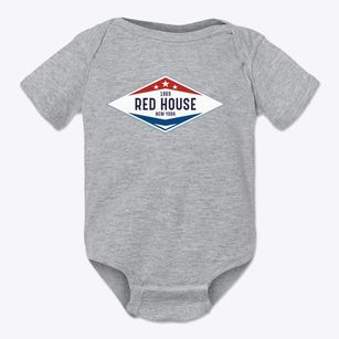 Red House New York Diamond Star Baby Onesie