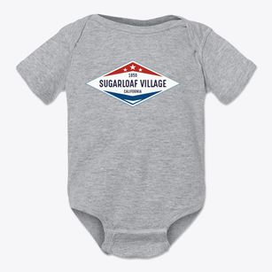 Sugarloaf Village California Diamond Star Baby Onesie
