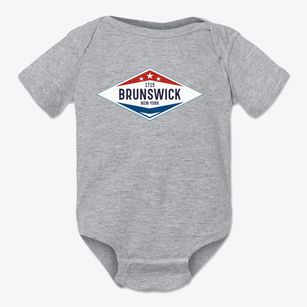 Brunswick New York Diamond Star Baby Onesie