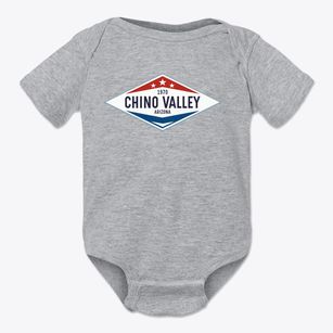 Chino Valley Arizona Diamond Star Baby Onesie
