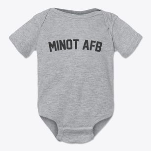 Minot Afb North Dakota Classic Curve Baby Onesie