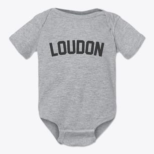 Loudon New Hampshire Classic Curve Baby Onesie
