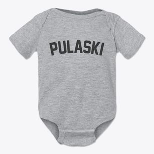 Pulaski Wisconsin Classic Curve Baby Onesie