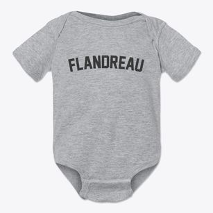 Flandreau South Dakota Classic Curve Baby Onesie