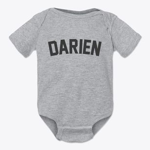 Darien Connecticut Classic Curve Baby Onesie