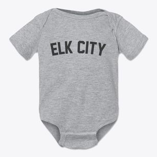 Elk City Kansas Classic Curve Baby Onesie