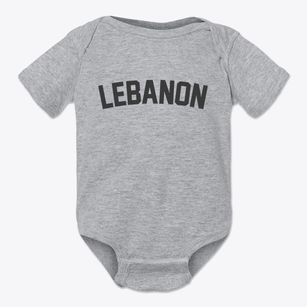 Lebanon New Hampshire Classic Curve Baby Onesie