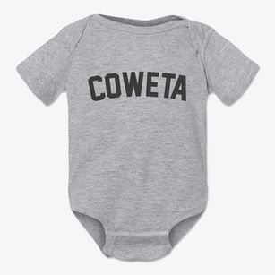Coweta Oklahoma Classic Curve Baby Onesie
