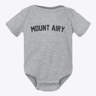 Mount Airy Maryland Classic Curve Baby Onesie