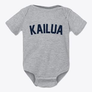 Kailua Hawaii Classic Curve Baby Onesie