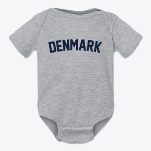Denmark Wisconsin Classic Curve Baby Onesie
