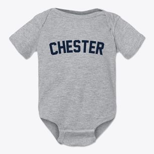 Chester New Jersey Classic Curve Baby Onesie
