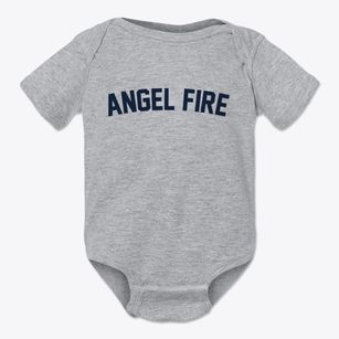 Angel Fire New Mexico Classic Curve Baby Onesie