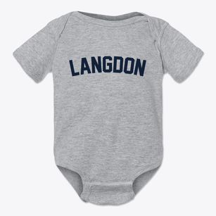 Langdon New Hampshire Classic Curve Baby Onesie
