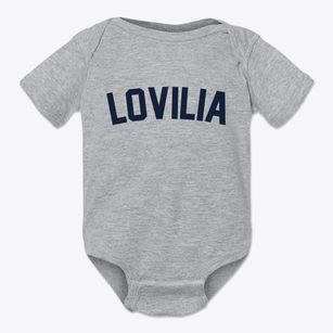 Lovilia Iowa Classic Curve Baby Onesie