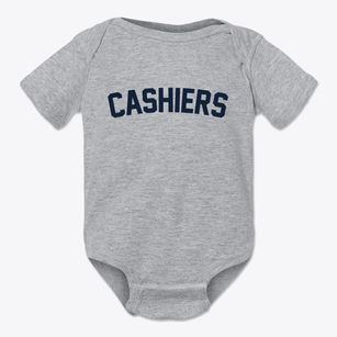 Cashiers North Carolina Classic Curve Baby Onesie