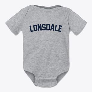 Lonsdale Arkansas Classic Curve Baby Onesie