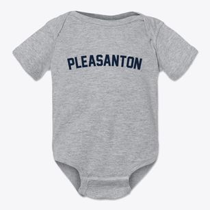 Pleasanton Iowa Classic Curve Baby Onesie