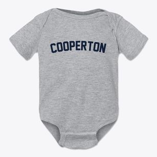 Cooperton Oklahoma Classic Curve Baby Onesie
