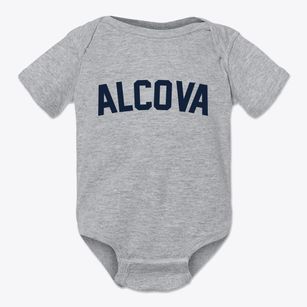 Alcova Wyoming Classic Curve Baby Onesie