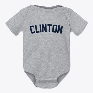 Clinton Oklahoma Classic Curve Baby Onesie