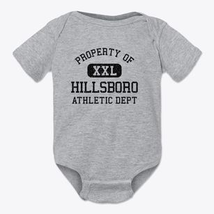 Hillsboro Illinois Athletic Dept Baby Onesie