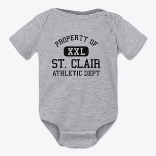 St. Clair Missouri Athletic Dept Baby Onesie
