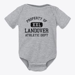 Landover Maryland Athletic Dept Baby Onesie