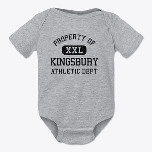 Kingsbury Texas Athletic Dept Baby Onesie