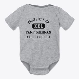 Camp Sherman Oregon Athletic Dept Baby Onesie