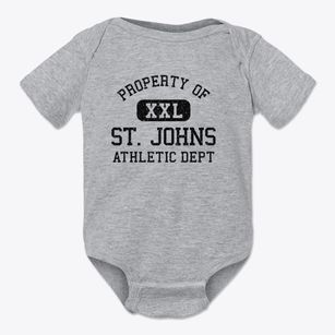 St. Johns Michigan Athletic Dept Baby Onesie