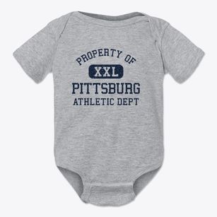 Pittsburg New Hampshire Athletic Dept Baby Onesie