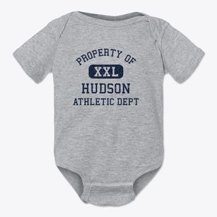 Hudson Indiana Athletic Dept Baby Onesie