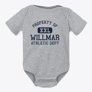 Willmar Minnesota Athletic Dept Baby Onesie