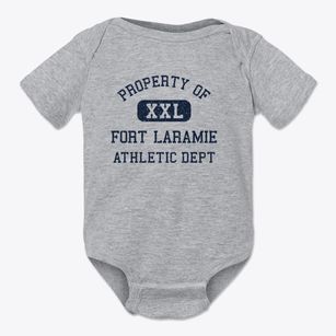 Fort Laramie Wyoming Athletic Dept Baby Onesie