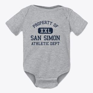 San Simon Arizona Athletic Dept Baby Onesie