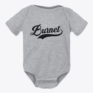 Burnet Texas Vintage Team Baby Onesie