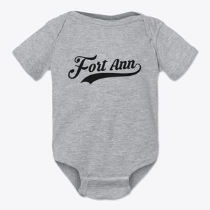 Fort Ann New York Vintage Team Baby Onesie