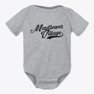 Mayflower Village California Vintage Team Baby Onesie