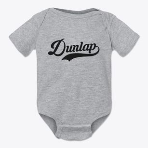 Dunlap Tennessee Vintage Team Baby Onesie