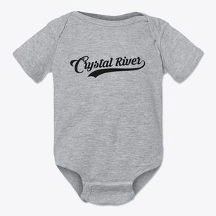 Crystal River Florida Vintage Team Baby Onesie