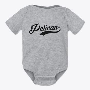 Pelican Wisconsin Vintage Team Baby Onesie