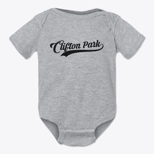 Clifton Park New York Vintage Team Baby Onesie