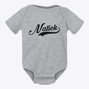 Natick Massachusetts Vintage Team Baby Onesie