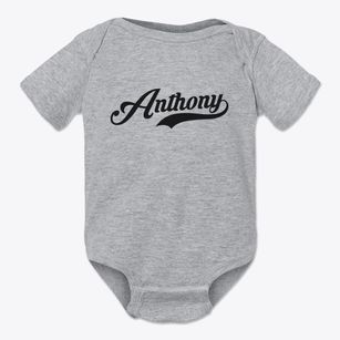 Anthony Kansas Vintage Team Baby Onesie