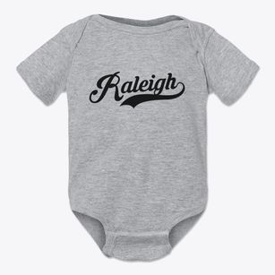 Raleigh Mississippi Vintage Team Baby Onesie