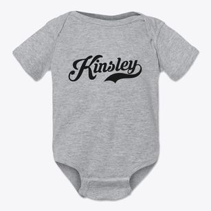 Kinsley Kansas Vintage Team Baby Onesie