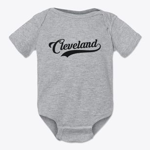 Cleveland New York Vintage Team Baby Onesie