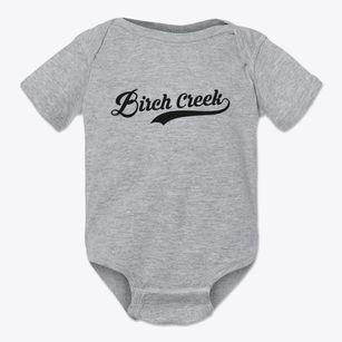 Birch Creek Wisconsin Vintage Team Baby Onesie